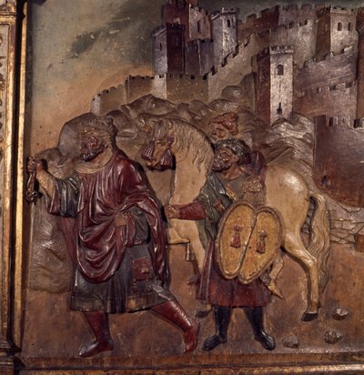 The last Muslim king of Granada leaving the city in 1492 by Felipe Bigarny or Vigarny